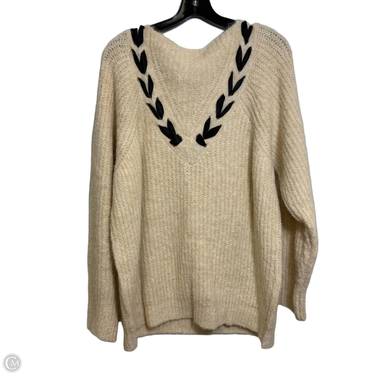 Sweater By So Me In Ivory, Size: 2x