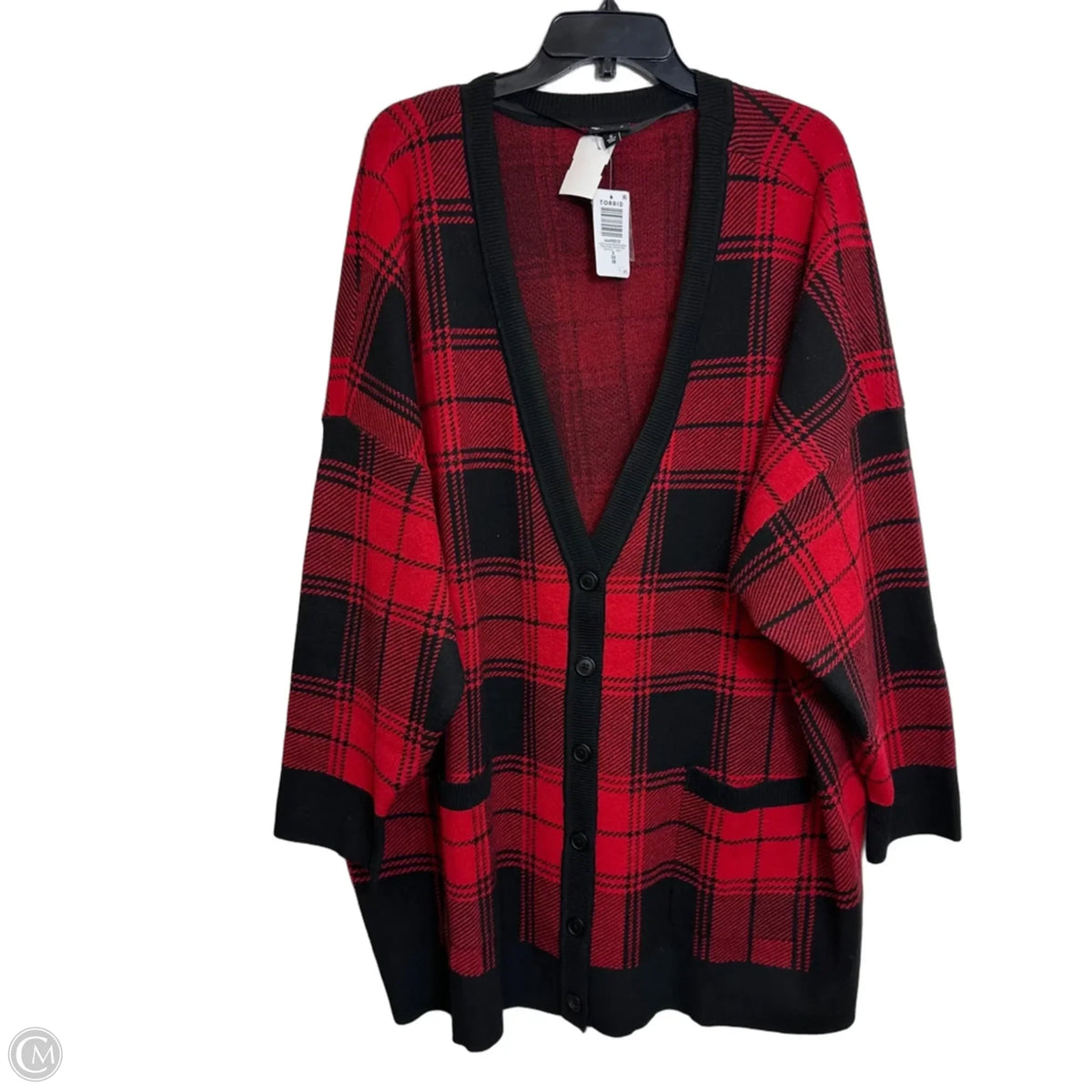 Cardigan By Torrid In Red, Size: 5x