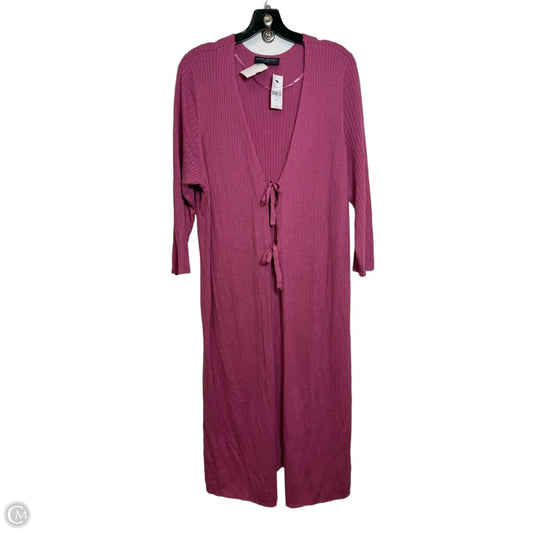 Cardigan By Lane Bryant In Pink, Size: 2x