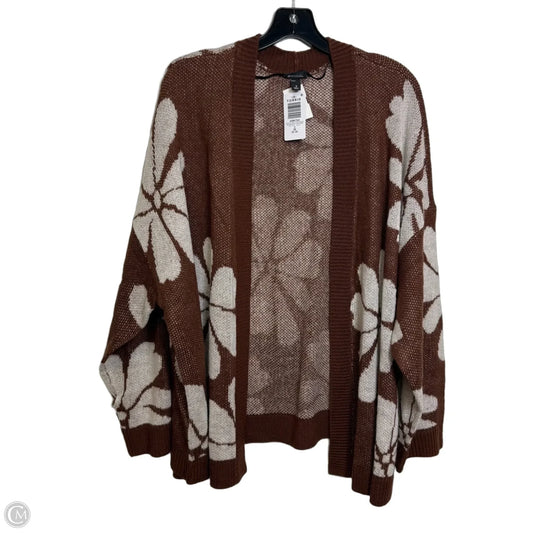Cardigan By Torrid In Brown, Size: 3x