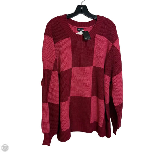 Sweater By Torrid In Red, Size: 3x