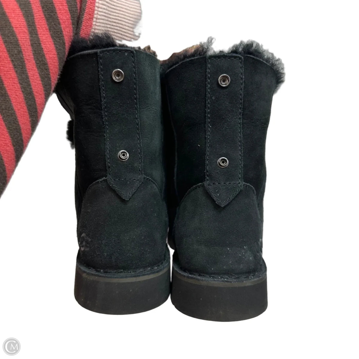 Boots Designer By Ugg In Black, Size: 7