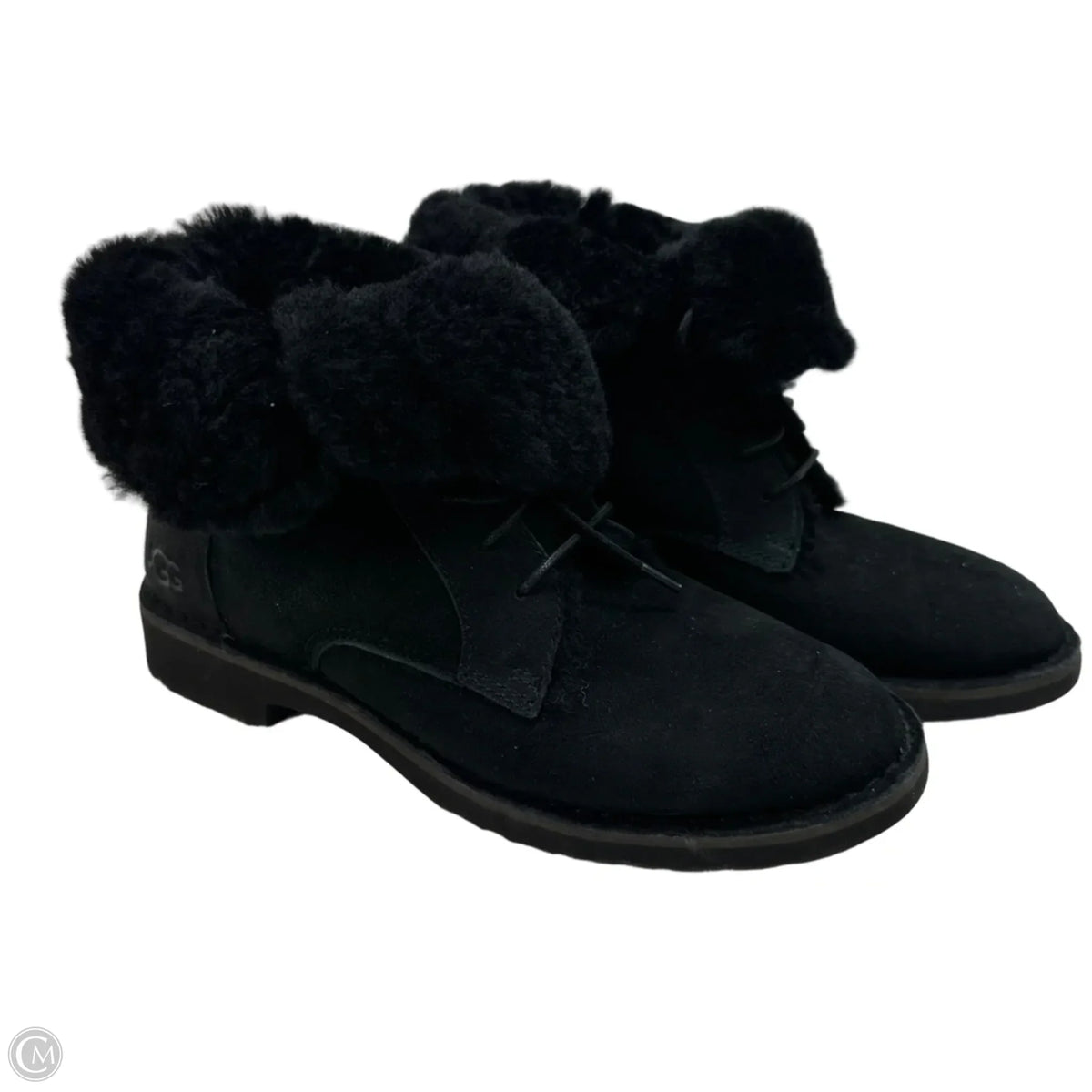 Boots Designer By Ugg In Black, Size: 7