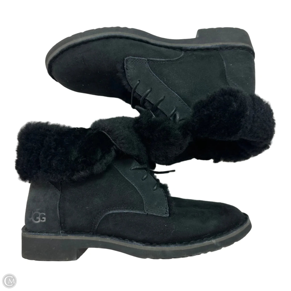 Boots Designer By Ugg In Black, Size: 7