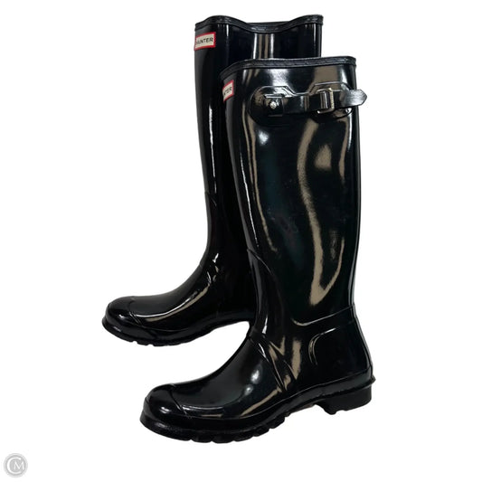 Boots Designer By Hunter In Black, Size: 11