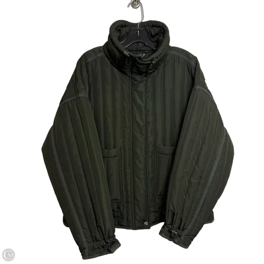 Jacket Puffer & Quilted By Lucky Brand In Green, Size: Xl