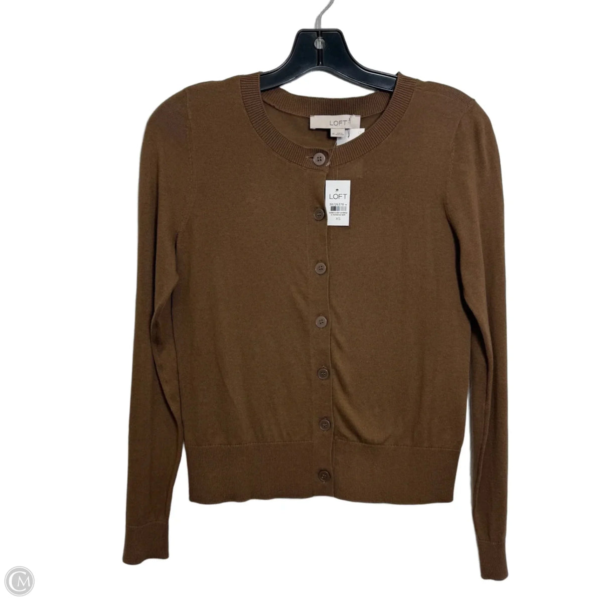 Cardigan By Loft In Tan, Size: Xs