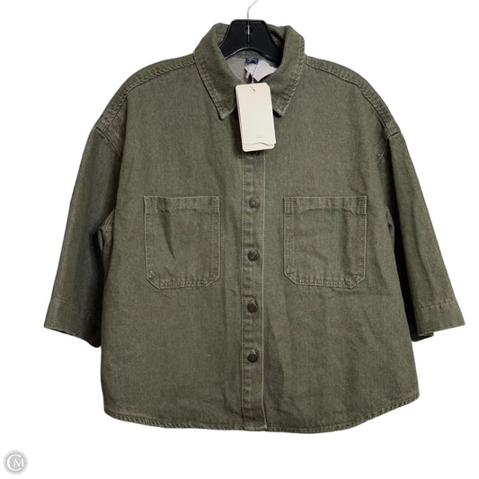 Top 3/4 Sleeve By Clothes Mentor In Green, Size: Xs