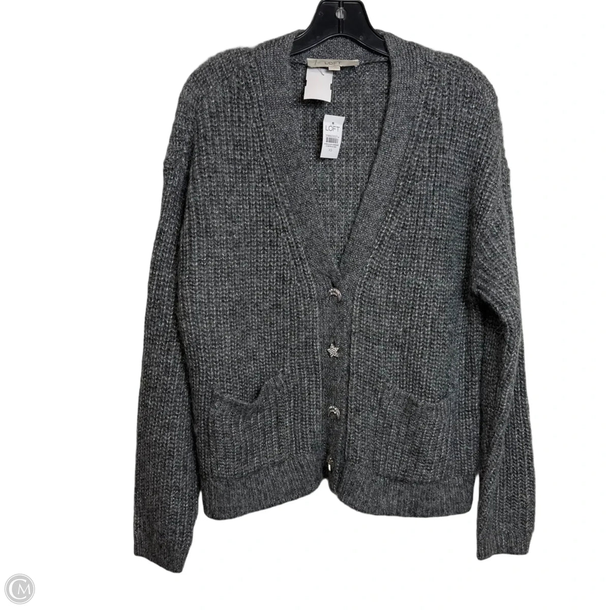 Cardigan By Loft In Black, Size: Xs