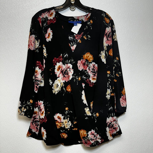 Top 3/4 Sleeve By Apt 9  Size: Xl