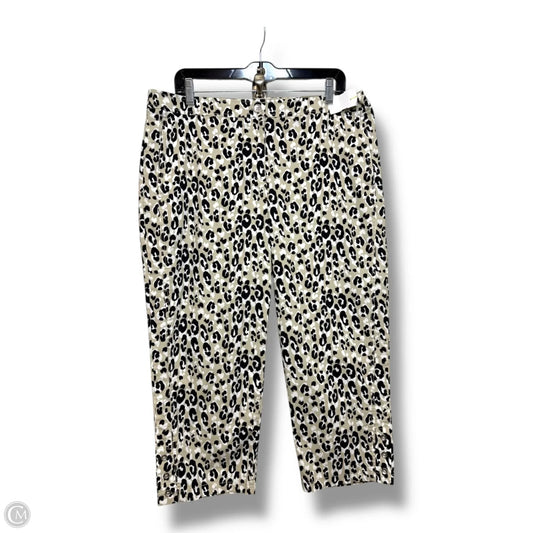 Capris By Chicos In Print, Size: L