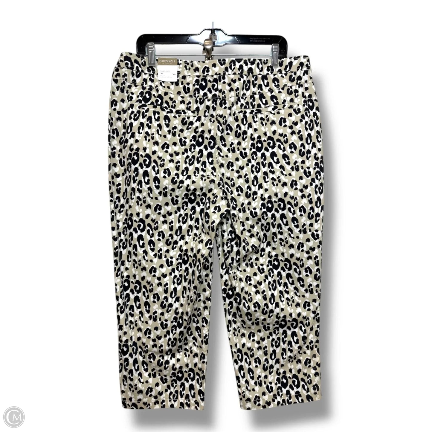 Capris By Chicos In Print, Size: L