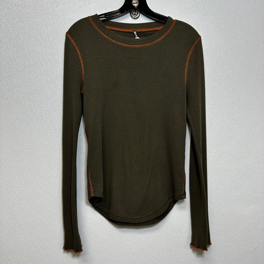 Taupe Top Long Sleeve Free People, Size M