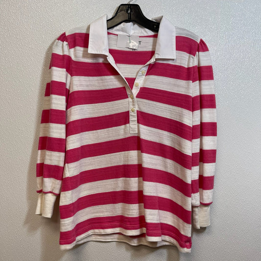 Top Long Sleeve By Loft In Striped, Size: Xs