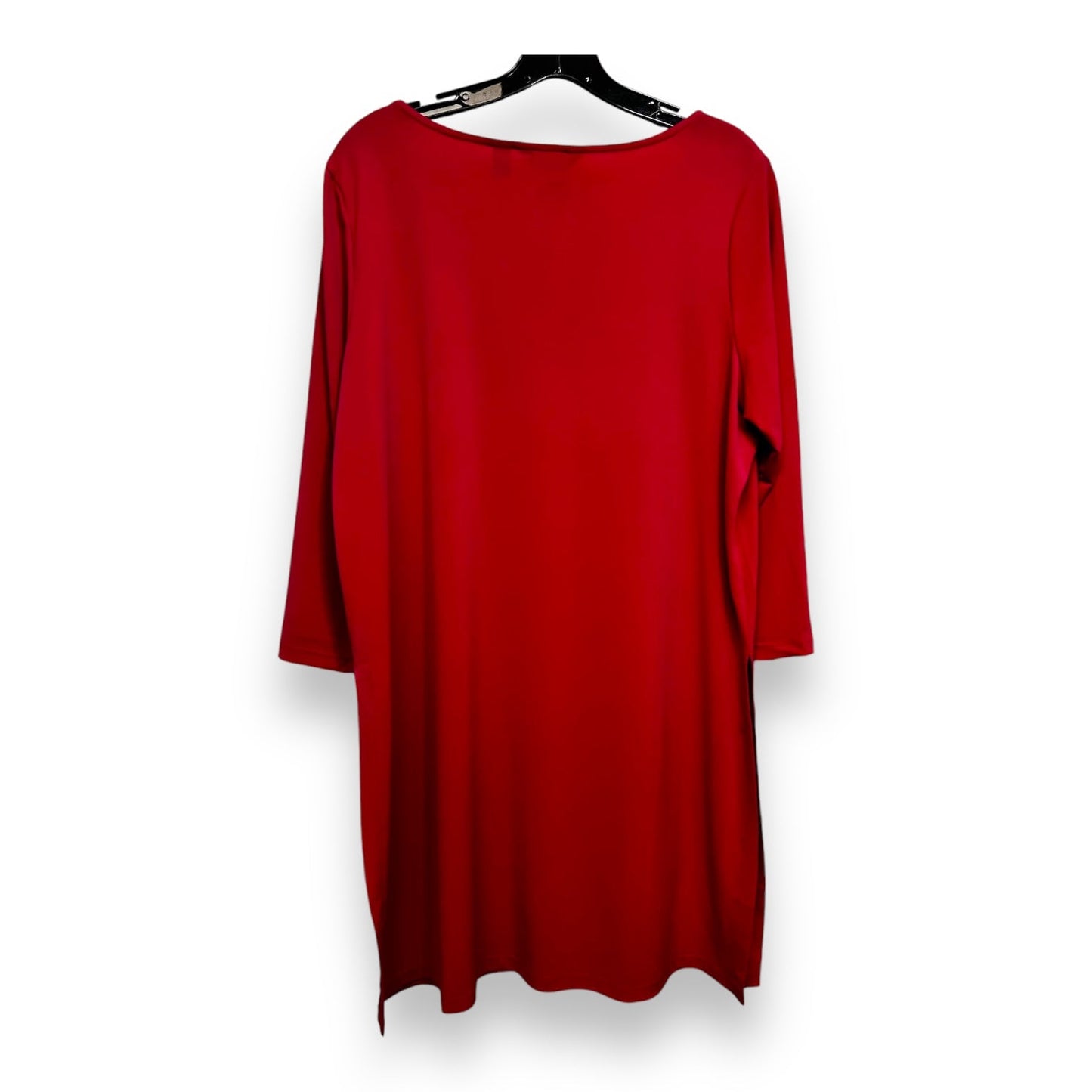 Dress Casual Short By Susan Graver In Red, Size: L