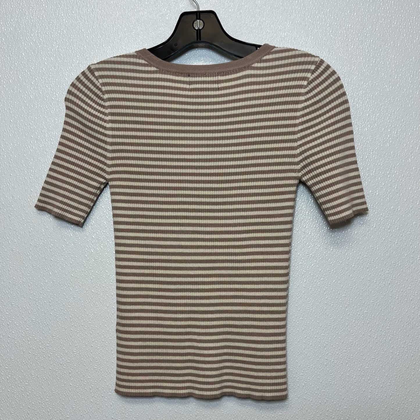 Striped Top Short Sleeve Clothes Mentor, Size S