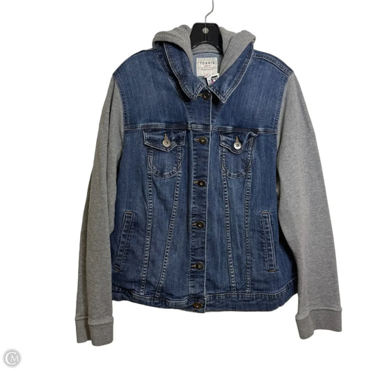 Jacket Denim By Torrid In Blue, Size: 3x