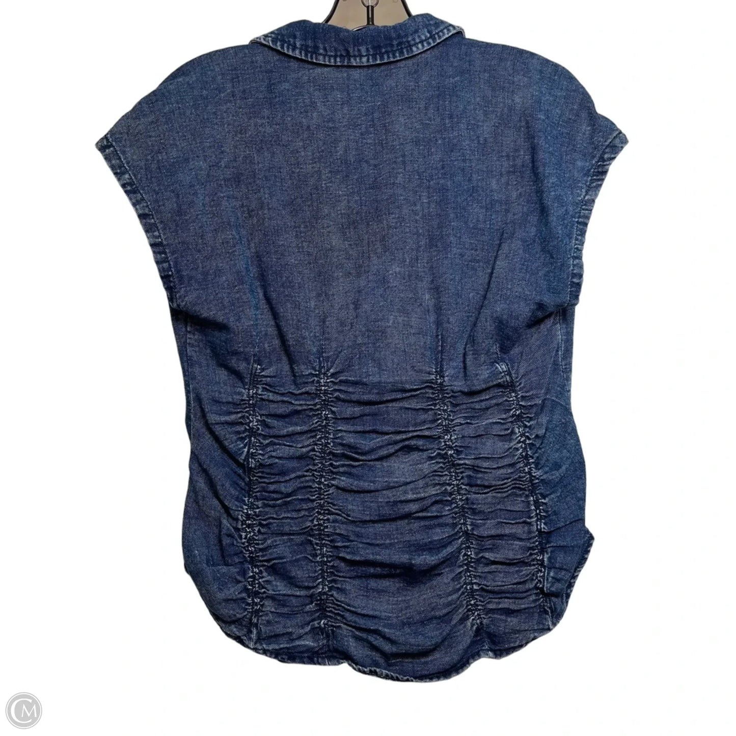 Top Short Sleeve By Pilcro In Blue, Size: S