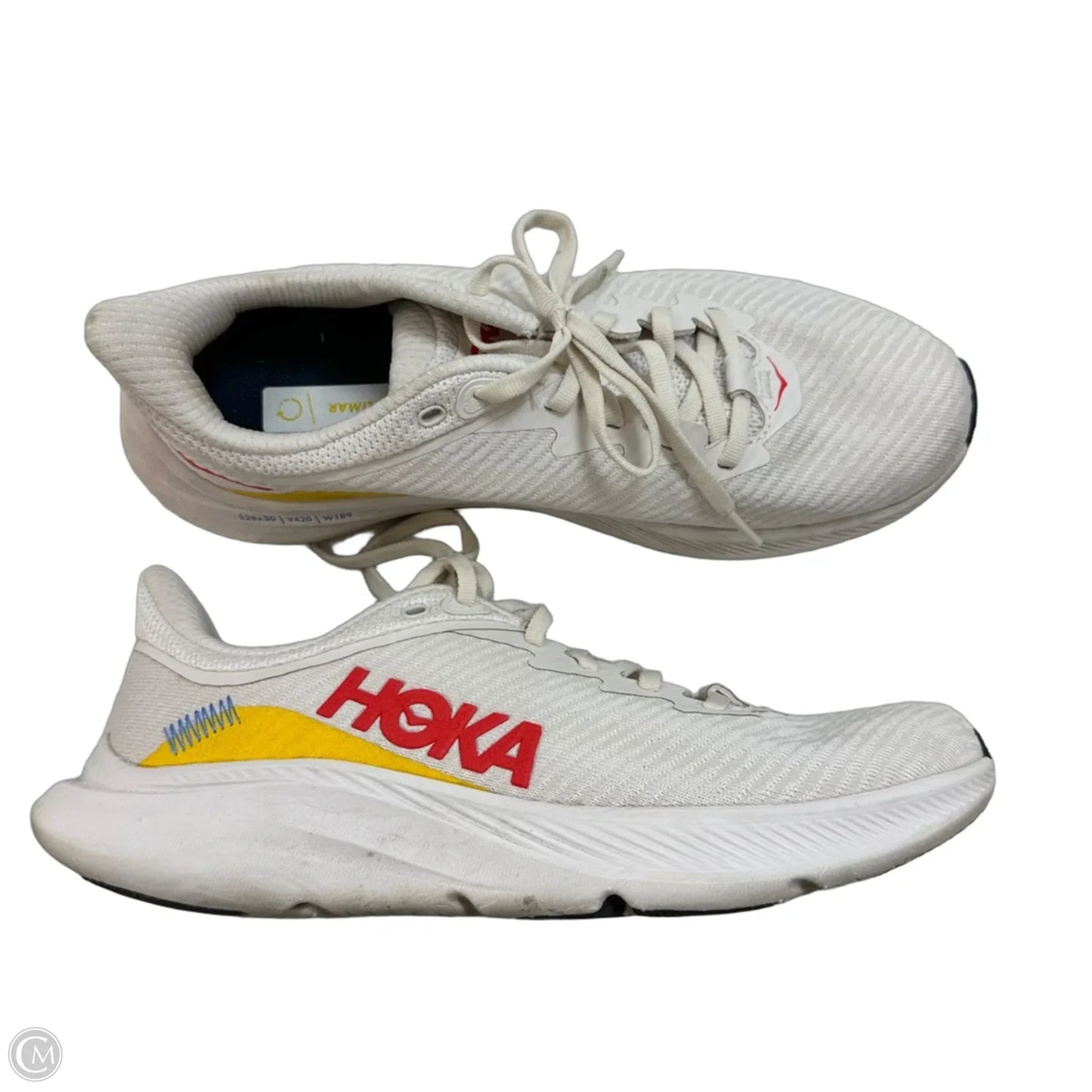 Shoes Athletic By Hoka In White, Size: 7.5