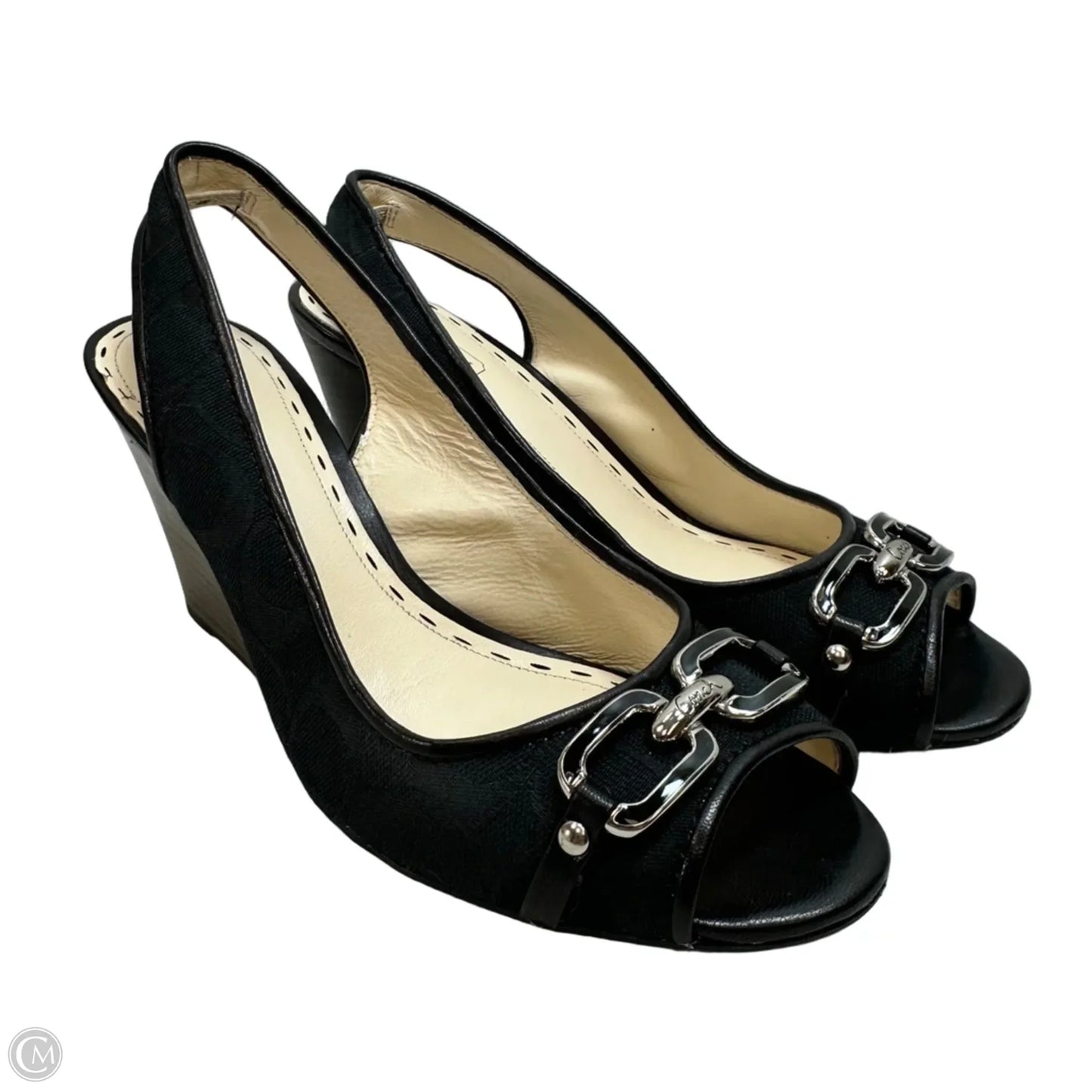 Shoes Designer By Coach In Black, Size: 7.5
