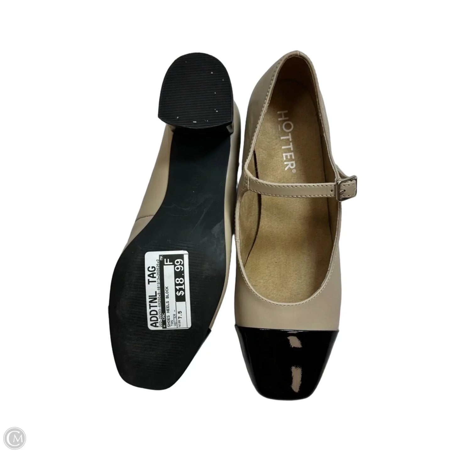 Shoes Heels Block By Cmc In Tan, Size: 7.5