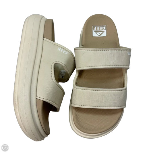 Sandals Flats By Reef In Beige, Size: 6