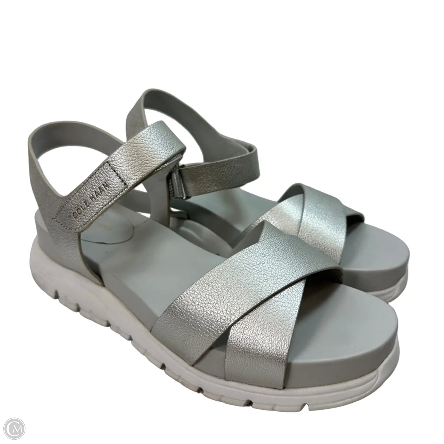 Sandals Flats By Cole Haan In Grey, Size: 9