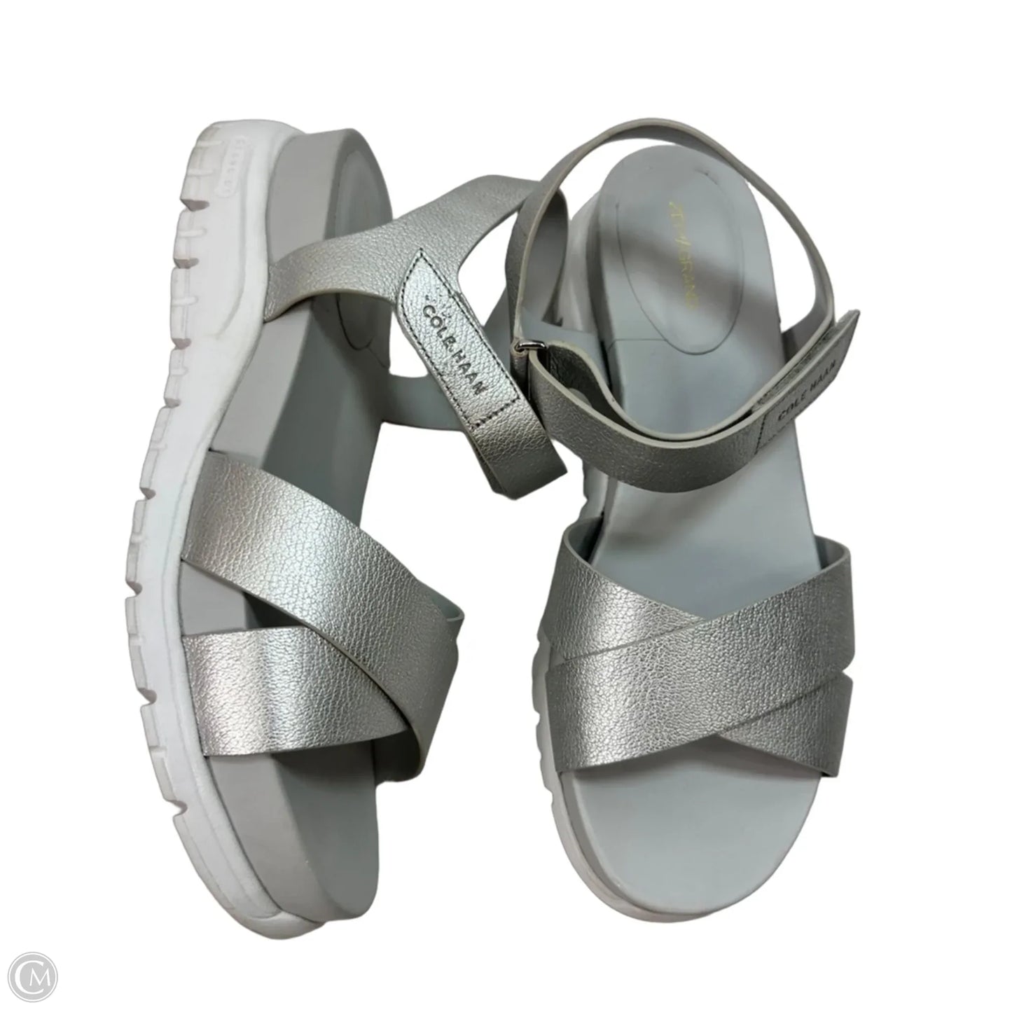 Sandals Flats By Cole Haan In Grey, Size: 9