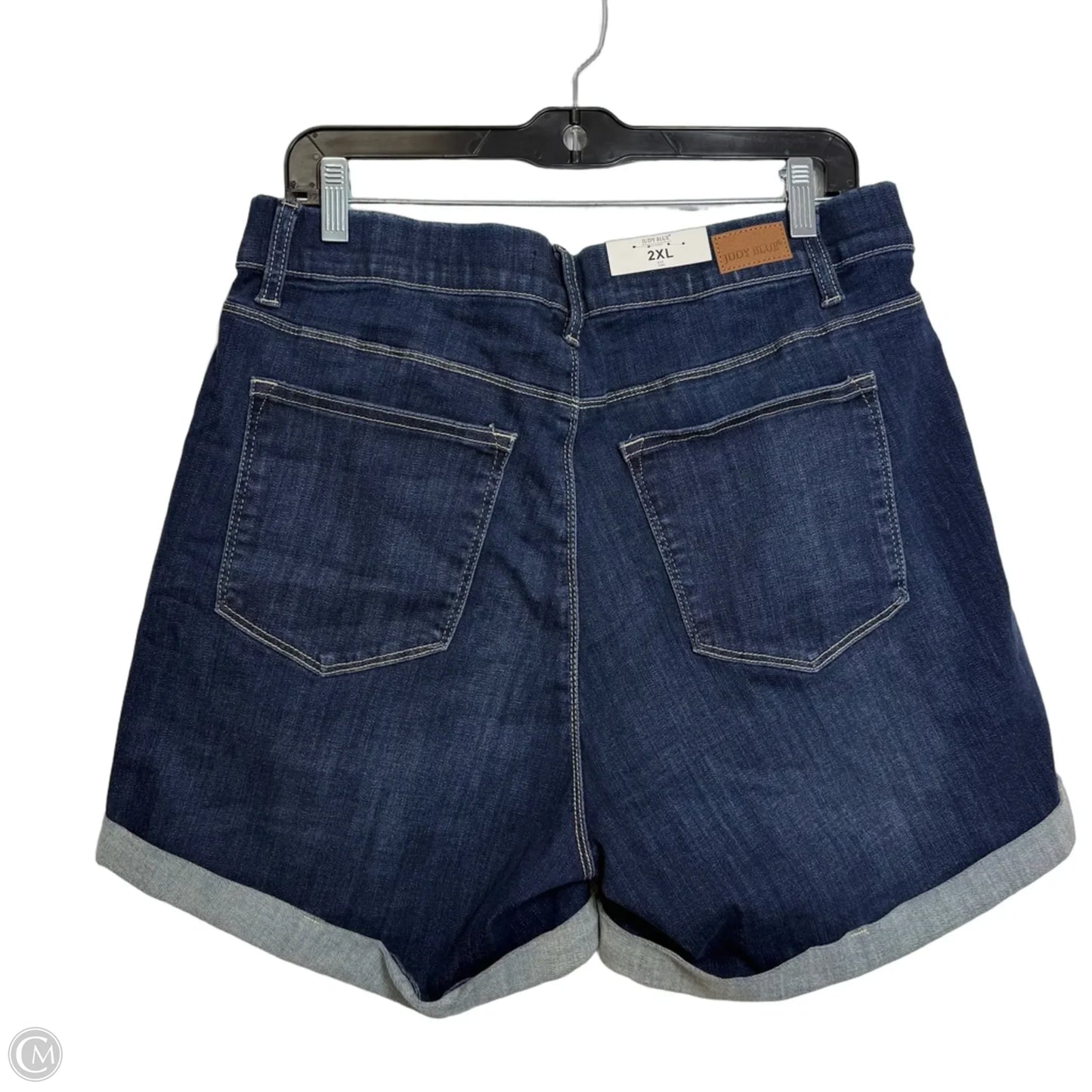 Shorts By Judy Blue In Blue Denim, Size: 2x