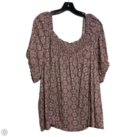 Top Short Sleeve By Torrid In Red, Size: 4x