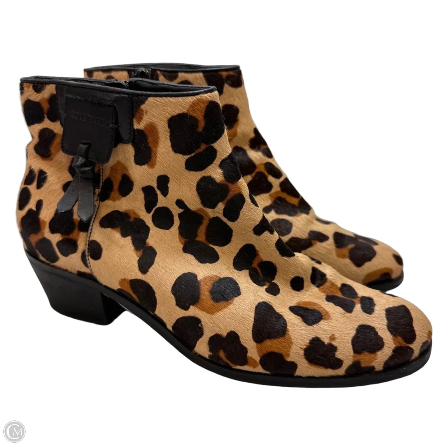 Boots Ankle Heels By Cole-haan In Animal Print, Size: 9.5