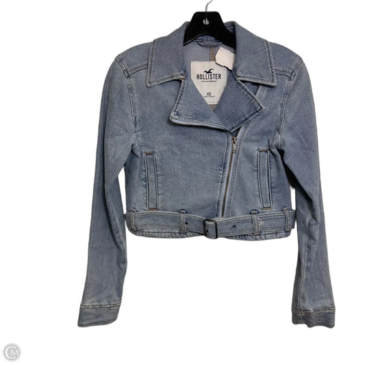 Jacket Denim By Hollister In Blue Denim, Size: Xs