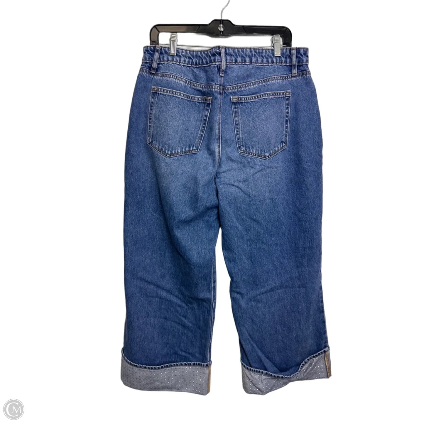 Jeans Wide Leg By Loft In Blue Denim, Size: 12