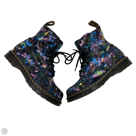 Boots Ankle Flats By Dr Martens In Multi-colored, Size: 9