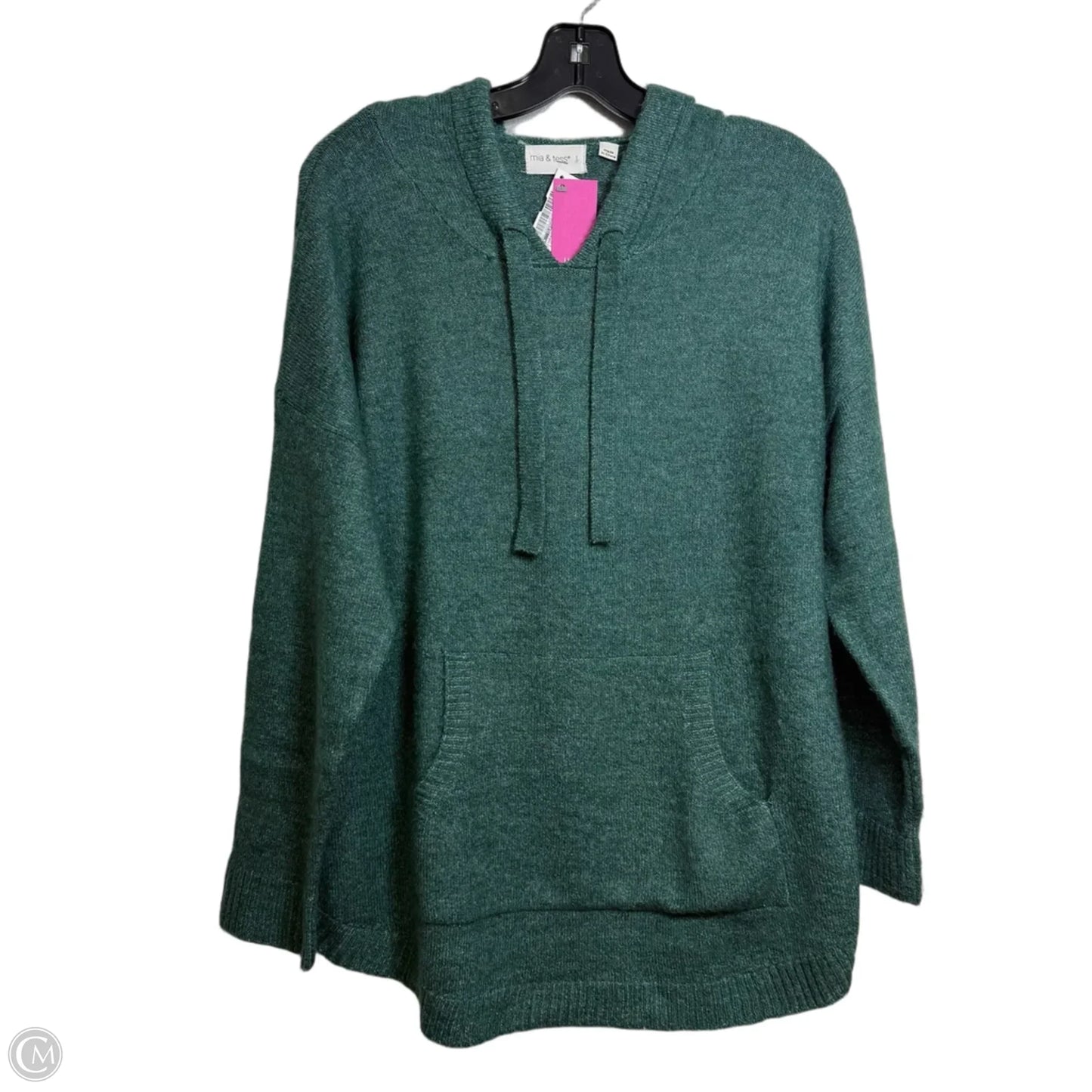 Sweater By Clothes Mentor In Green, Size: L