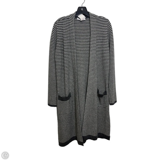 Sweater Cardigan Cashmere By Clothes Mentor In Grey, Size: M