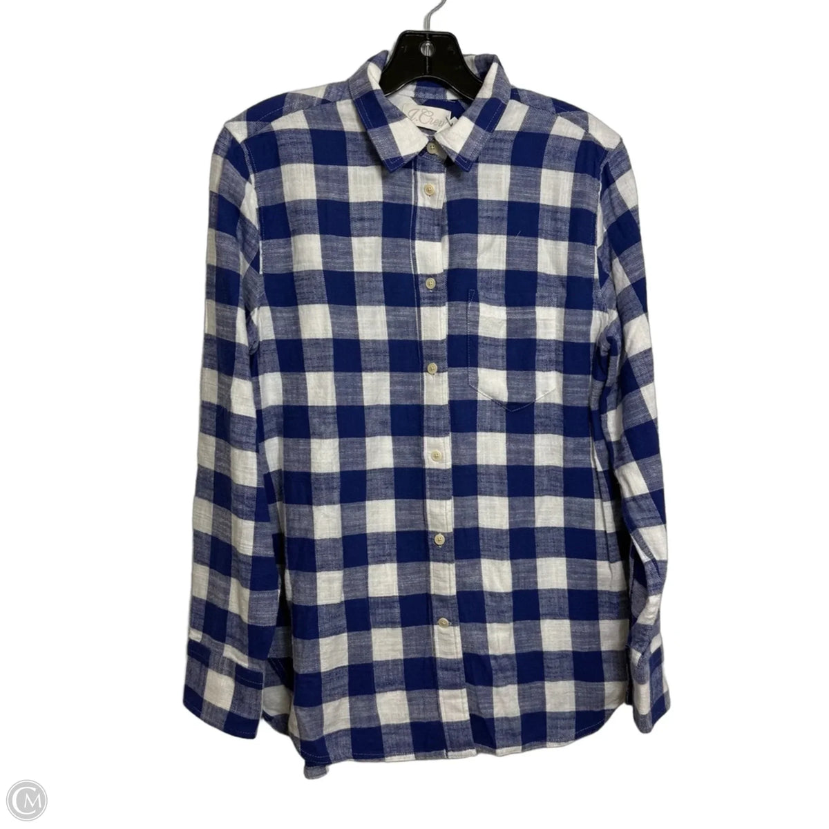 Top Long Sleeve By J. Crew In Blue, Size: 2