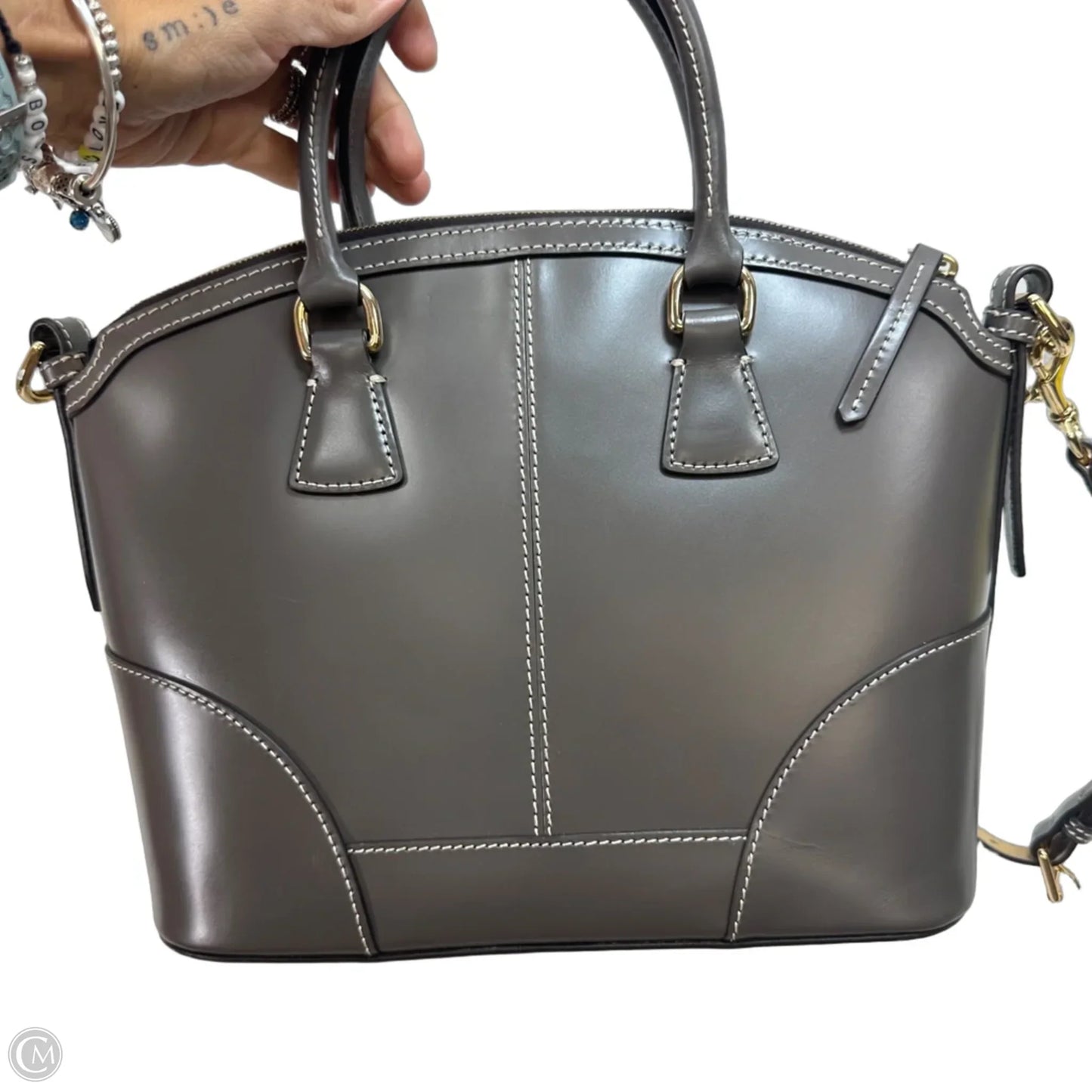 Selleria satchel Handbag Designer By Dooney And Bourke, Size: Medium