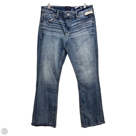 Jeans Flared By Daytrip In Blue Denim, Size: 14