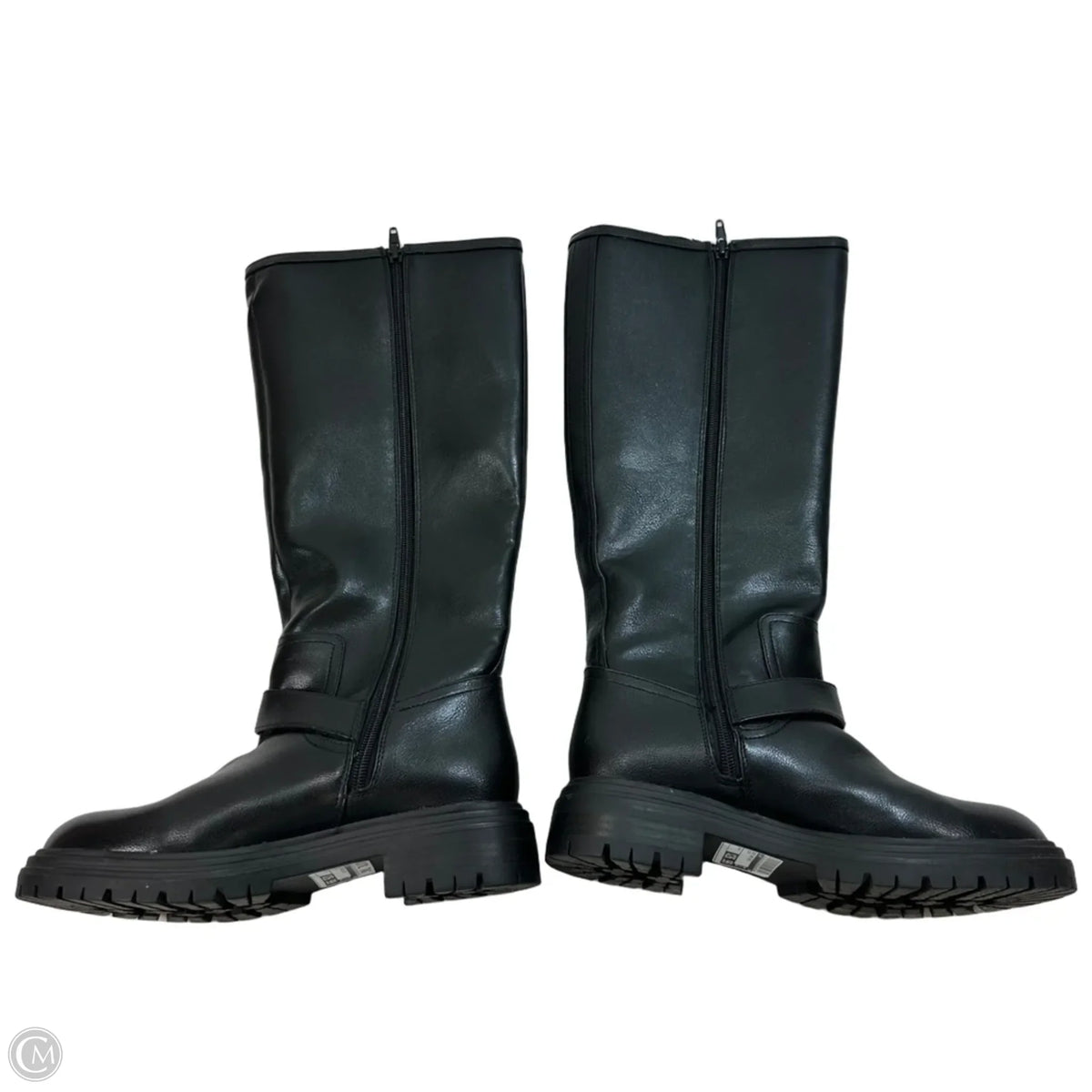 Boots Knee Flats By Loft In Black, Size: 7