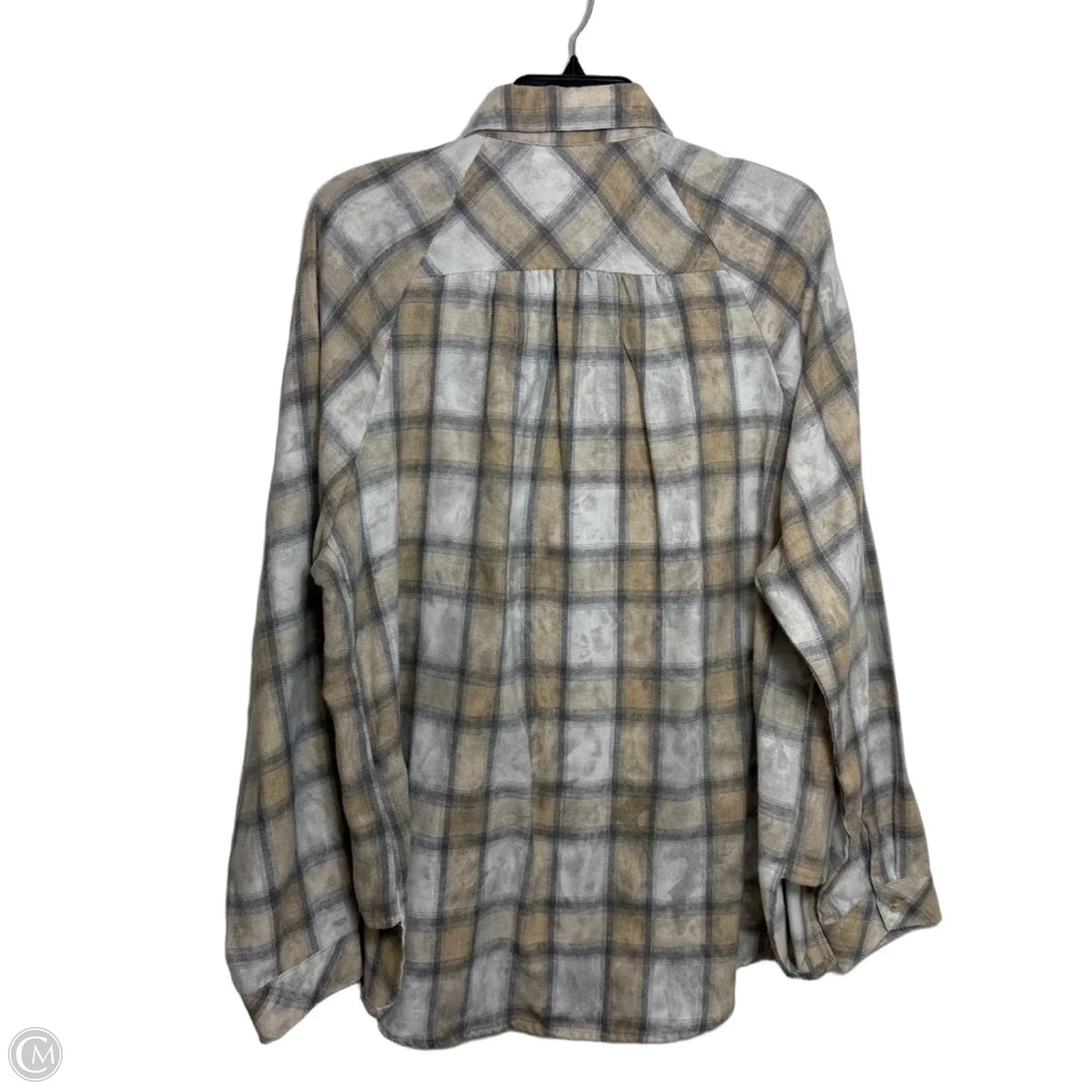 Top Long Sleeve By Aemi + Co In Grey, Size: M
