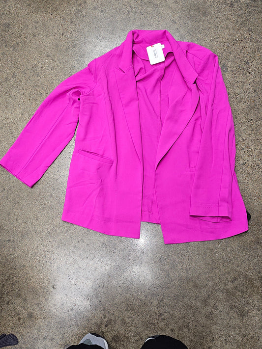 Blazer By Clothes Mentor In Pink, Size:2X