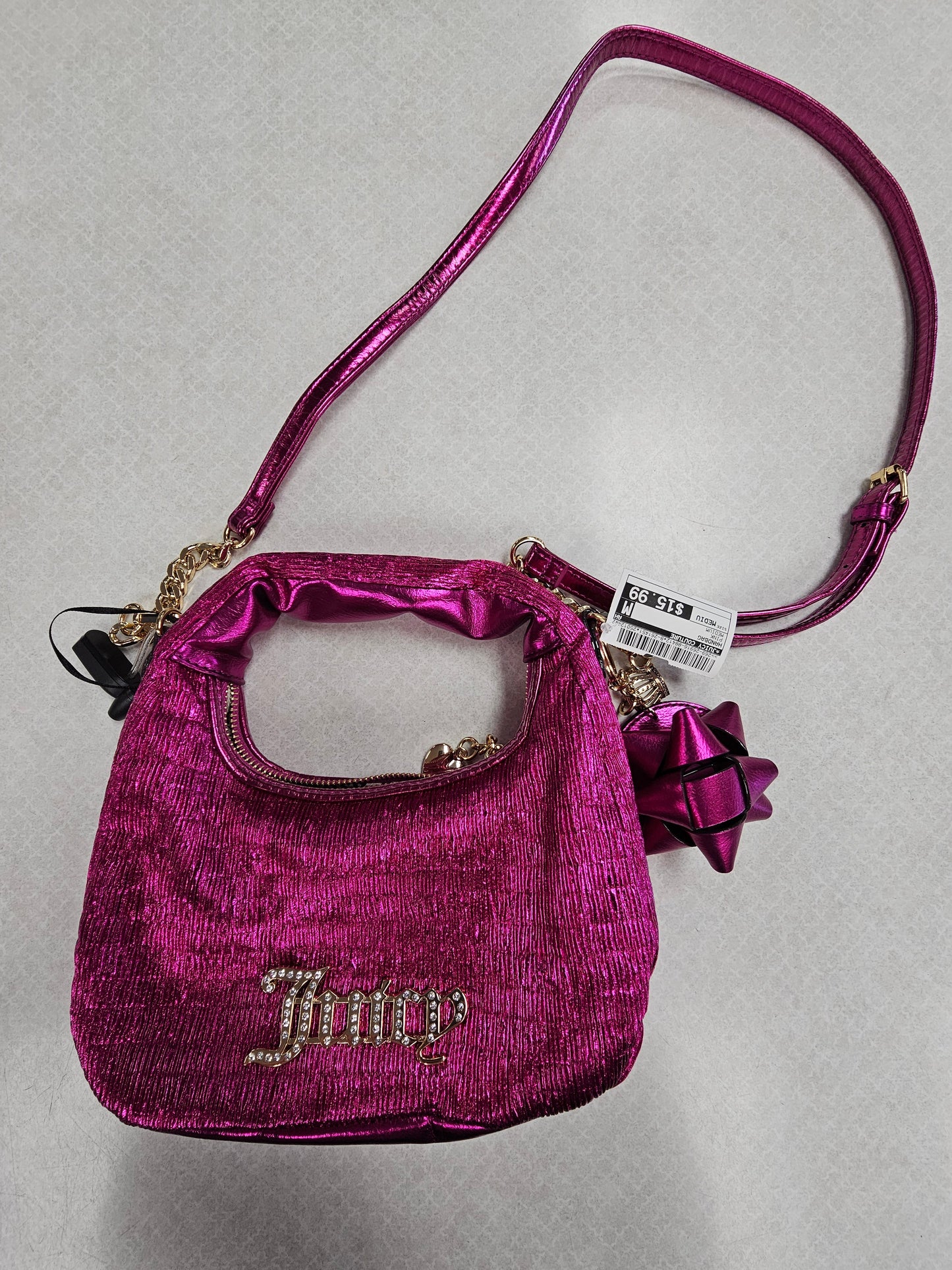 Handbag By Juicy Couture In Pink, Size:Medium