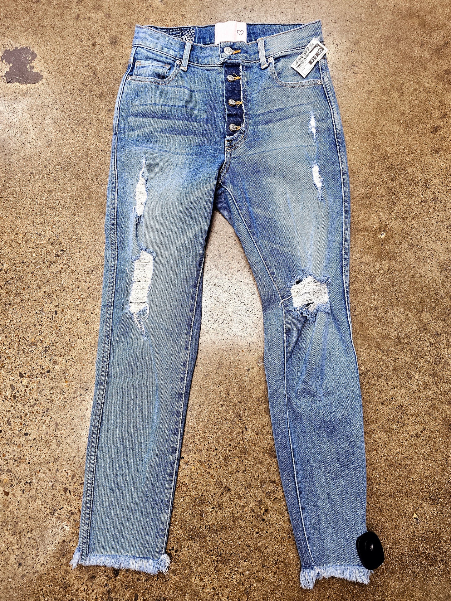 Jeans Skinny By Clothes Mentor In Blue Denim, Size:4