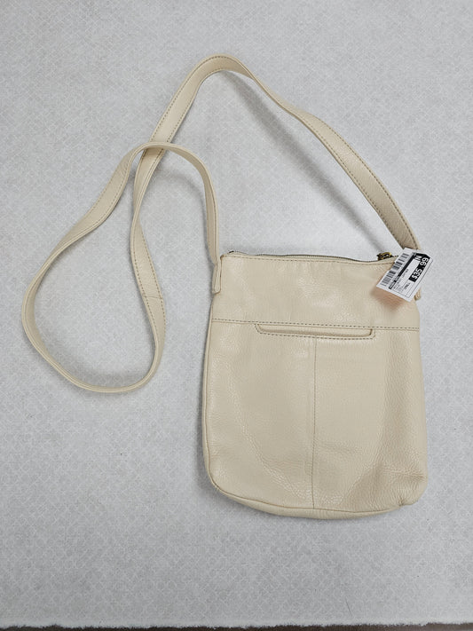 Crossbody Leather By Hobo Intl In Cream, Size:Small