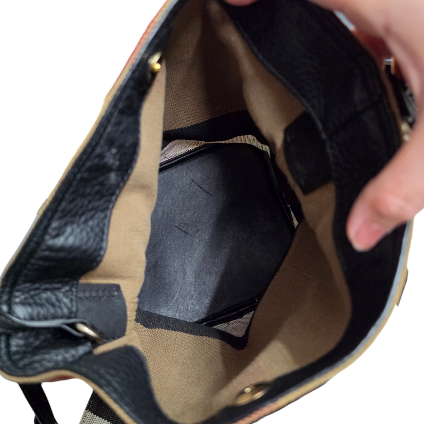 Handbag Luxury Designer By Burberry, Size: Medium