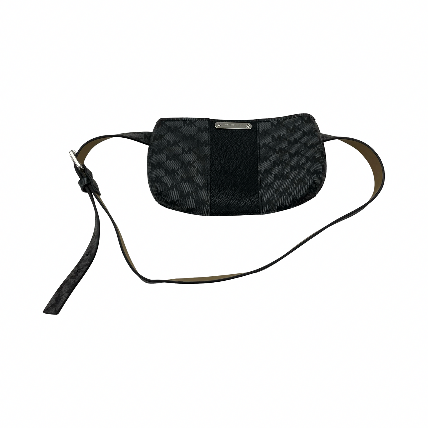 Belt Bag Designer By Michael Kors In Black & Grey, Size:Small