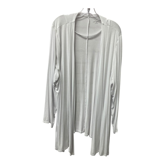Cardigan By Lane Bryant In White, Size:2X