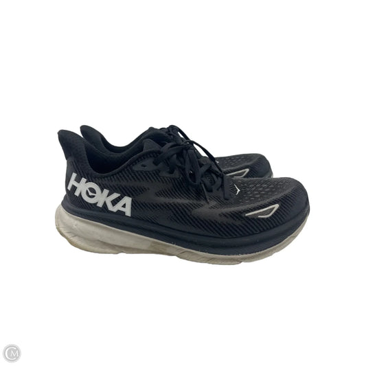Shoes Designer By Hoka In Black & White, Size: 8.5