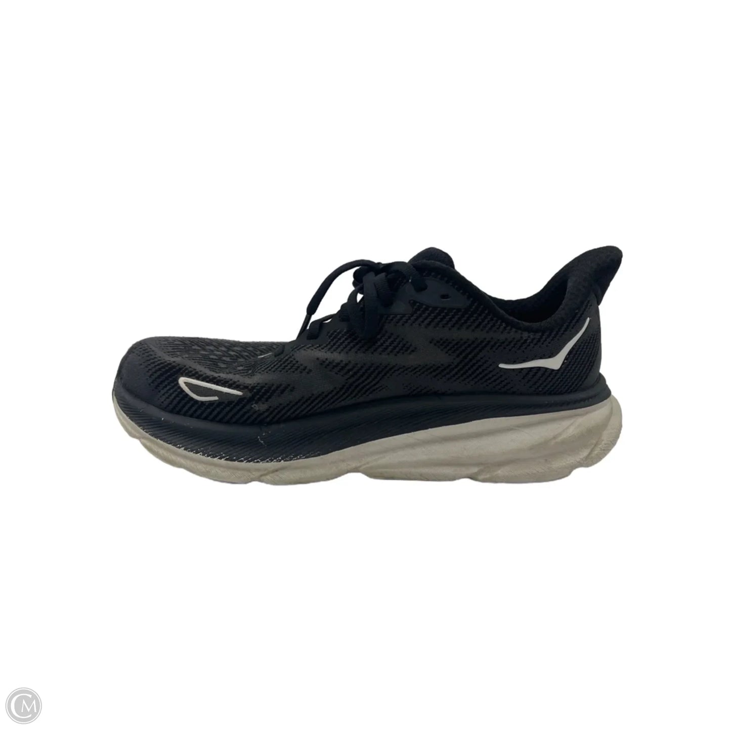 Shoes Designer By Hoka In Black & White, Size: 8.5